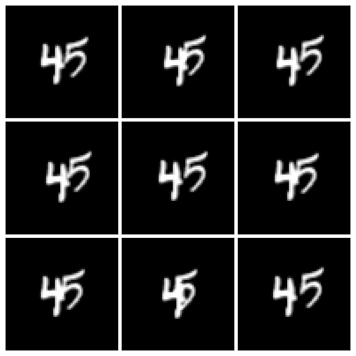 Ground-truth Stochastic Moving MNIST frames